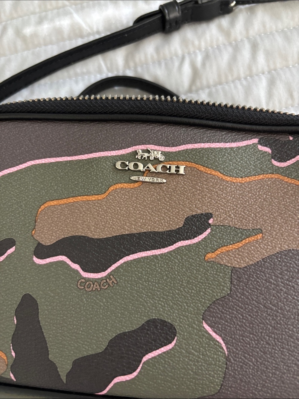 Coach Camouflage Double Zip Crossbody - Picture 6 of 6